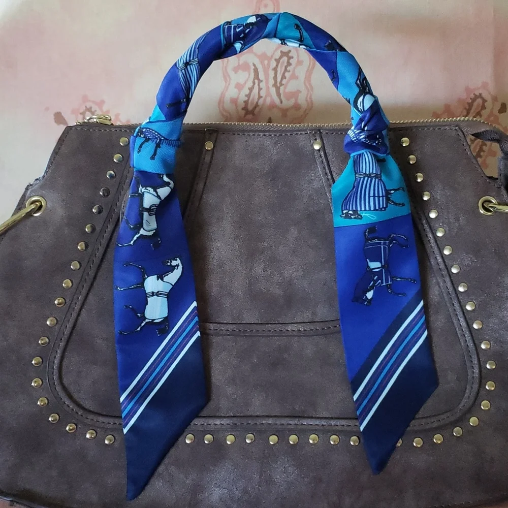 * Show Horse Skinny Scarf Horse Purse Scarf Horse Purse Ribbon aqha nrha Caballo - Picture 8 of 8